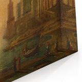 Baroque Harbor Scene Wall Art - Classic Historical Art Print