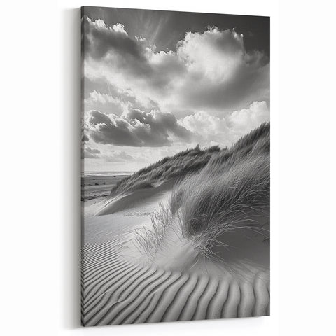 Dune Wall Art - Scenic Black and White Coastal Photography