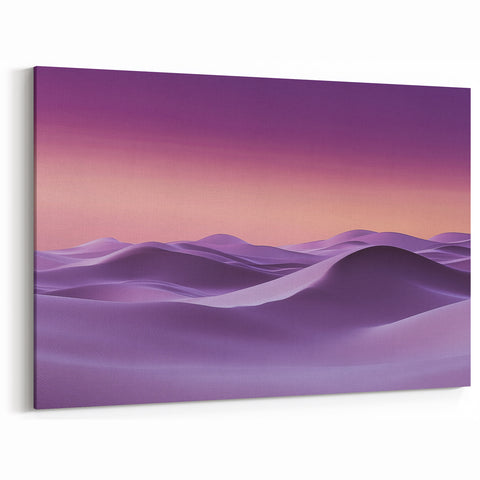 Desert Landscape Art - Scenic Dune Photography in Lavender Hues