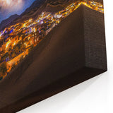 Desert Landscape Art - Dunes and Starry Night Sky Scenic Photography