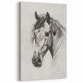 Majestic Horse Portrait - Animal Canvas Prints for Home Decor