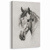 Majestic Horse Portrait - Animal Canvas Prints for Home Decor