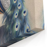 Royal Peacock Wildlife Art - Animal Canvas Prints for Home Decor