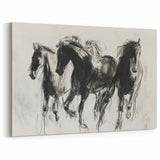 Galloping Horses Artwork - Animal Canvas Prints for Home Decor