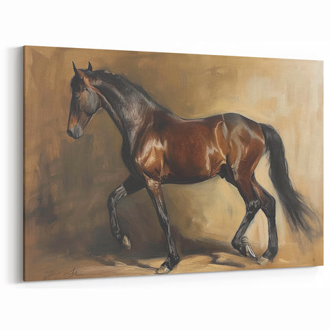 Majestic Stallion Artwork - Animal Canvas Prints for Home Decor