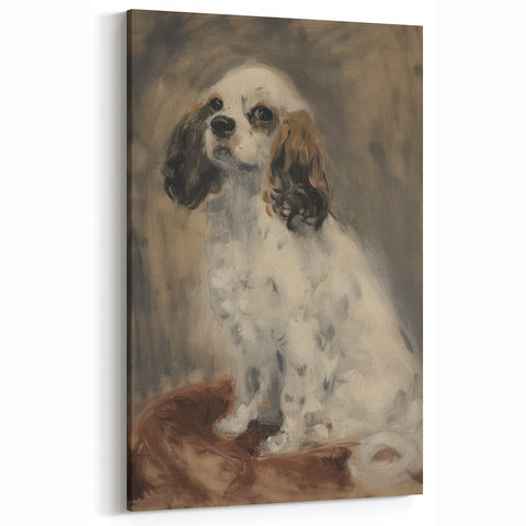 Charming Spaniel Portrait - Animal Canvas Prints for Home Decor