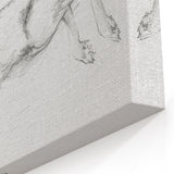 Running Hare Artwork - Animal Canvas Prints for Home Decor