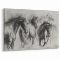 Graceful Wild Horses Artwork - Animal Canvas Prints for Home Decor