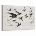 Flock in Motion Artwork - Animal Canvas Prints for Home Decor