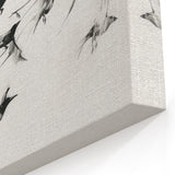 Flock in Motion Artwork - Animal Canvas Prints for Home Decor