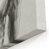 Elegant Horse Sketch - Animal Canvas Prints for Home Decor