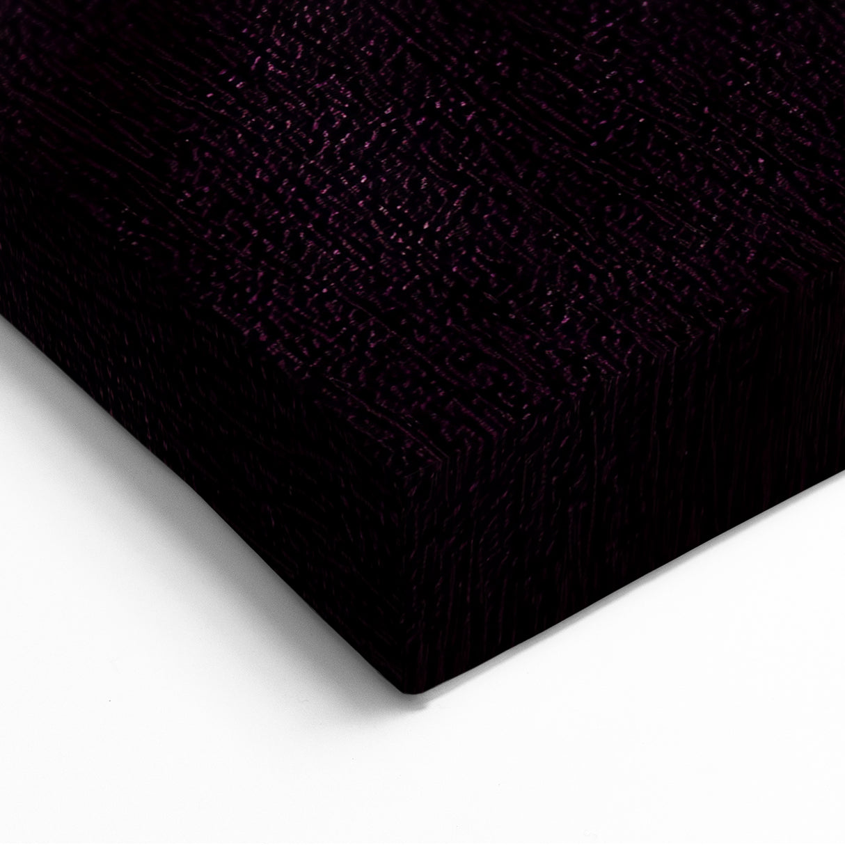 Rolling Fields Canvas Art - Silhouette Trees on Midnight Horizon