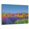 Countryside Fields Wall Hanging - Vibrant Wildflower Meadow Art