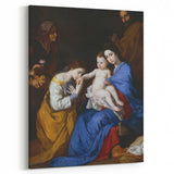 Baroque and Rococo Wall Art - The Holy Family with St. Anne - Print