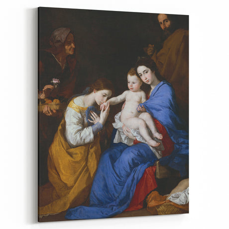 Baroque and Rococo Wall Art - The Holy Family with St. Anne - Print