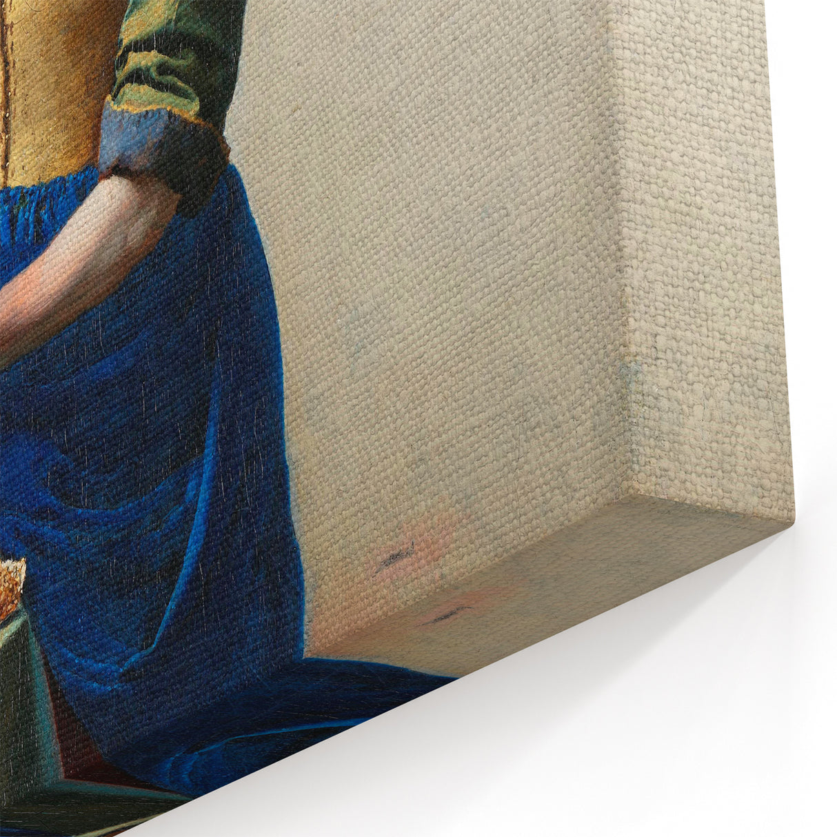 Baroque Kitchen Scene Wall Art - The Milkmaid in Warm Tones