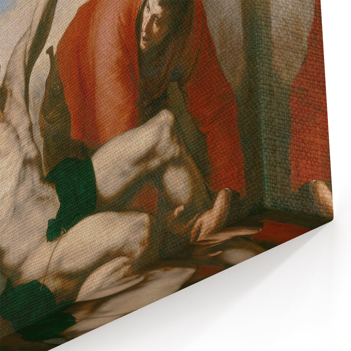 Baroque Religious Art - The Raising of the Cross Wall Art Print