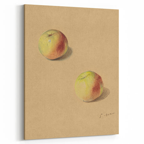 Two Apples - Impressionism Wall Art for Home - French Impressionist Deco