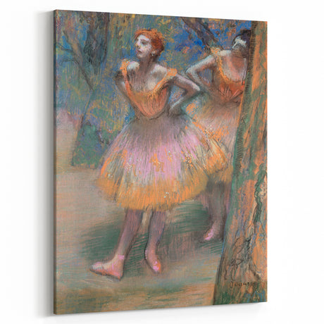 Two Dancers - Impressionist Wall Art by Edgar Degas - Elegant Home Decor