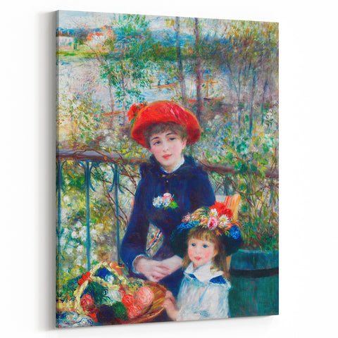 Impressionism Wall Art - Two Sisters by Renoir