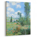 Impressionist Wall Art - View of Vétheuil by Monet
