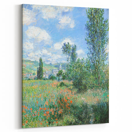 Impressionist Wall Art - View of Vétheuil by Monet