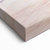 Pastel Beach Canvas - Gentle Waves and Soft Sunset Wall Art