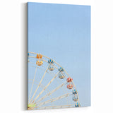 Summer Carnival Canvas - Ferris Wheel Wall Art for Playful Decor