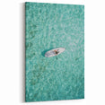 Paddleboard Canvas - Turquoise Waters Aerial Wall Art for Summer