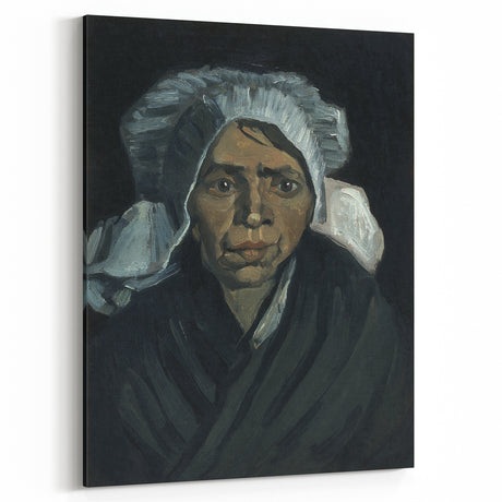 Impressionism Wall Art - Head of a Peasant Woman by Vincent van Gogh