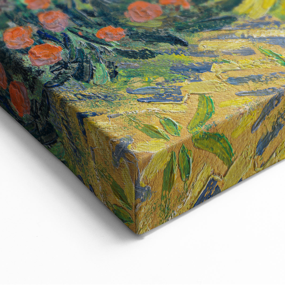Impressionism Wall Art - House and Garden Landscape by Vincent van Gogh