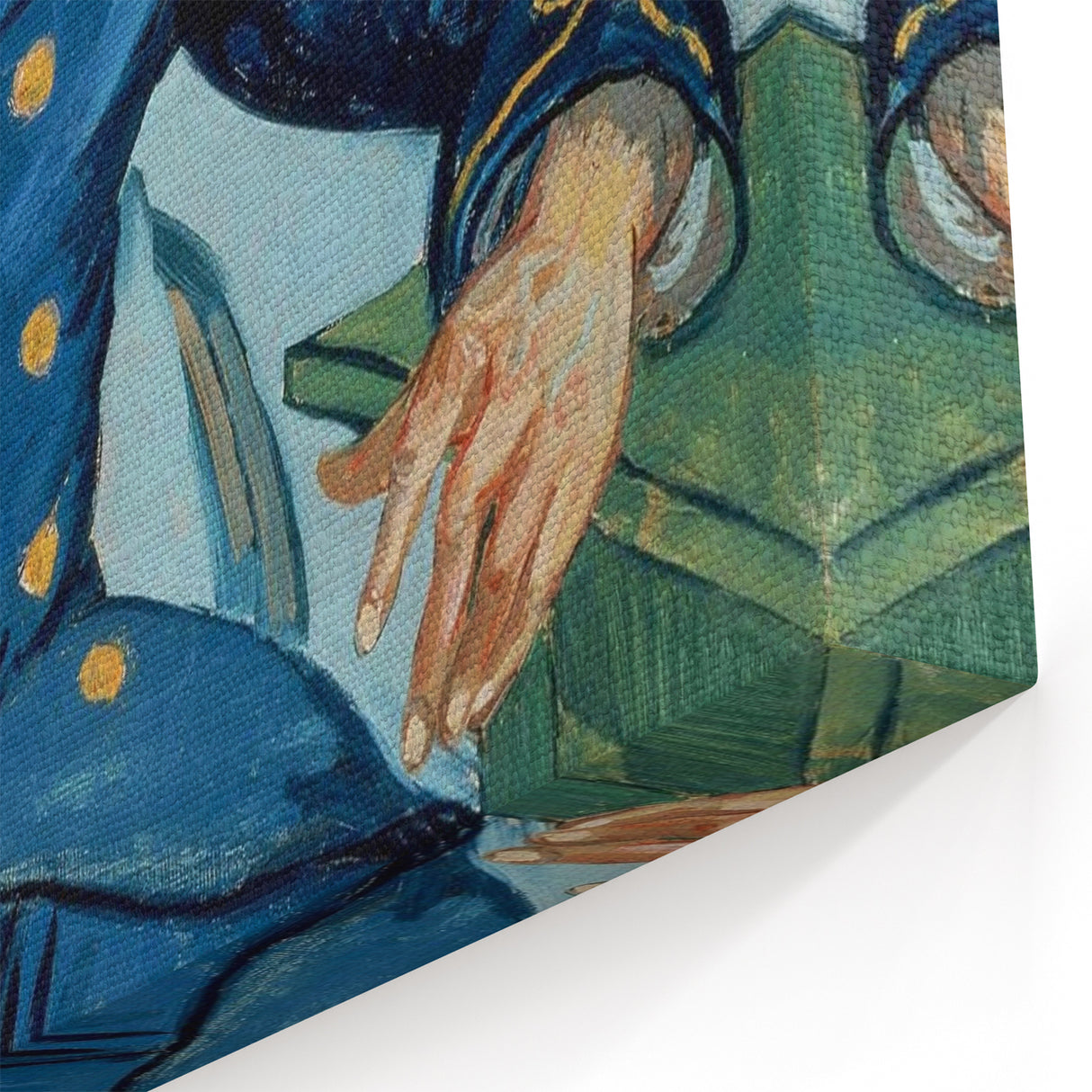 Impressionism Wall Art - Portrait of Postman Joseph Roulin by van Gogh