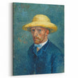 Impressionism Wall Art - Portrait of Theo van Gogh by Vincent van Gogh