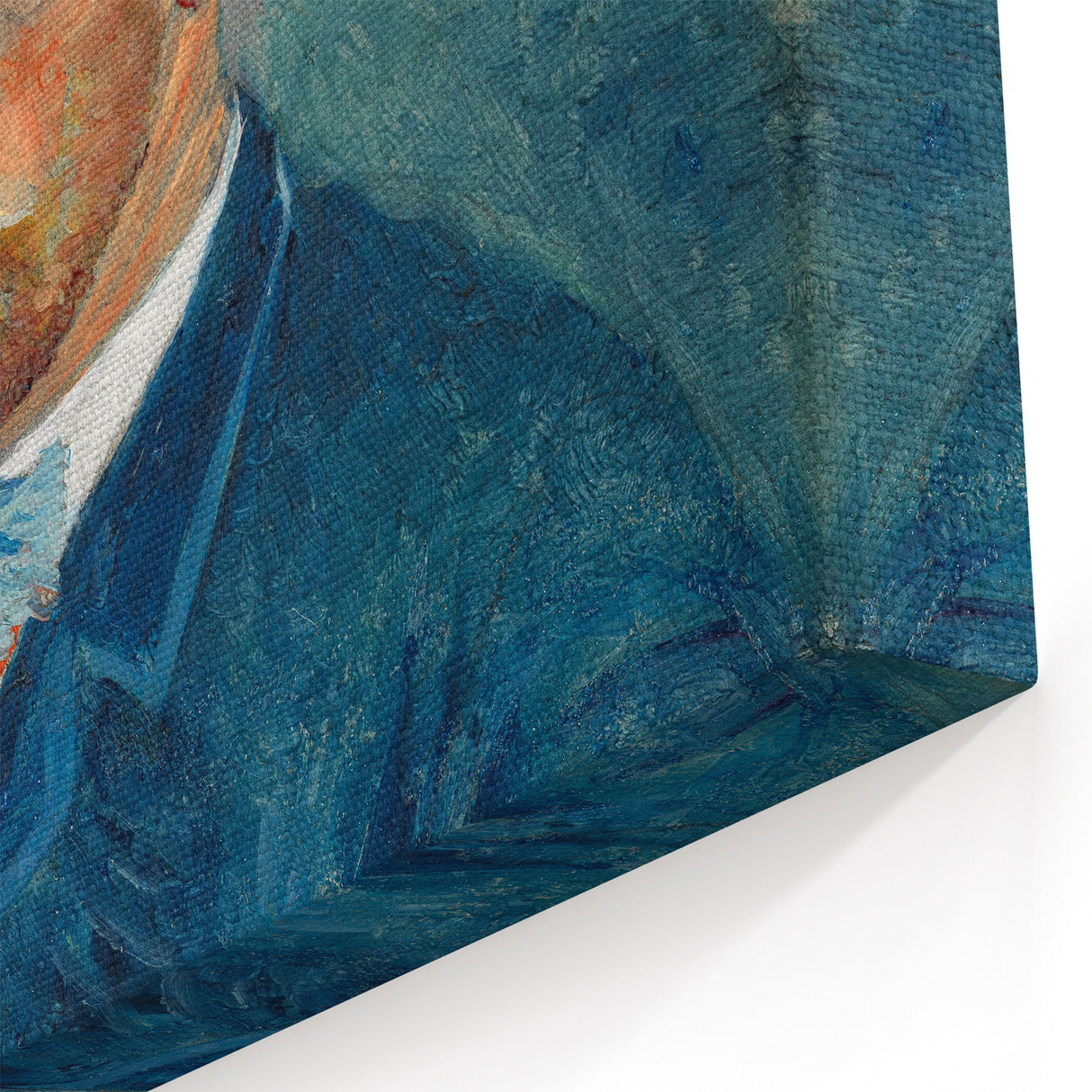 Impressionism Wall Art - Portrait of Theo van Gogh by Vincent van Gogh