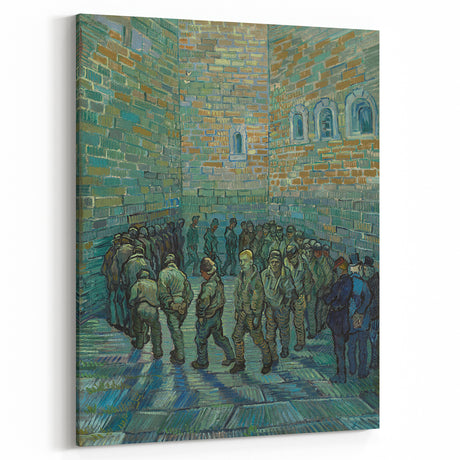 Impressionism Wall Art - Prisoners Exercising by Vincent van Gogh