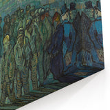 Impressionism Wall Art - Prisoners Exercising by Vincent van Gogh