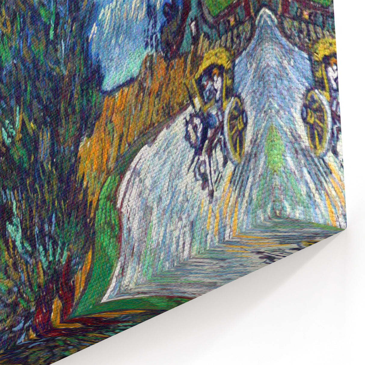 Impressionism Wall Art - Road with Cypress and Star by Vincent van Gogh