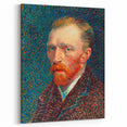 Impressionism Wall Art - Vibrant Self-Portrait (1887) by Vincent van Gogh