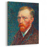 Impressionism Wall Art - Vibrant Self-Portrait (1887) by Vincent van Gogh