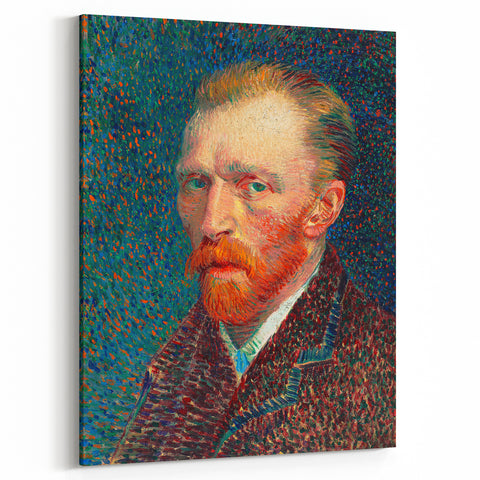 Impressionism Wall Art - Vibrant Self-Portrait (1887) by Vincent van Gogh