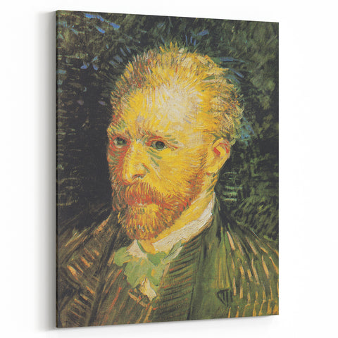 Impressionism Wall Art - Self-Portrait with Bold Colors (1887) by van Gogh