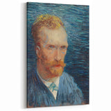 Impressionism Wall Art - Self-Portrait with Intense Blues (1887) by van Gogh