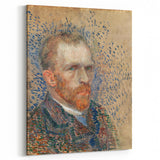 Impressionism Wall Art - Self-Portrait with Pointillism (1887) by van Gogh