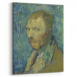 Impressionism Wall Art: Van Gogh’s 1889 Self-Portrait in Blue Tones