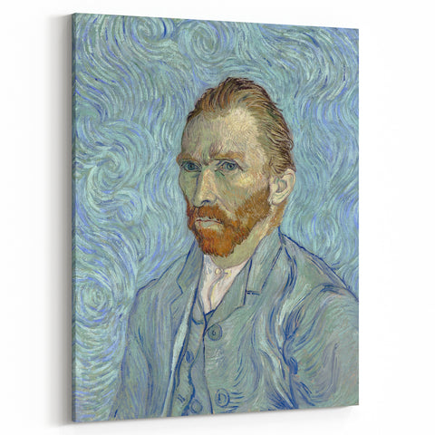 Van Gogh’s 1889 Self-Portrait: Iconic Impressionism Wall Art