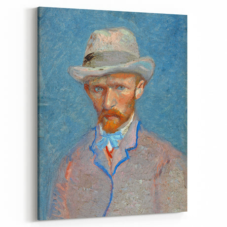 Van Gogh’s 1887 Self-Portrait with Gray Hat: Impressionist Art