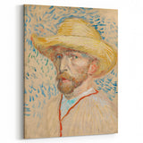 Van Gogh’s 1887 Self-Portrait with Straw Hat: Impressionist Art