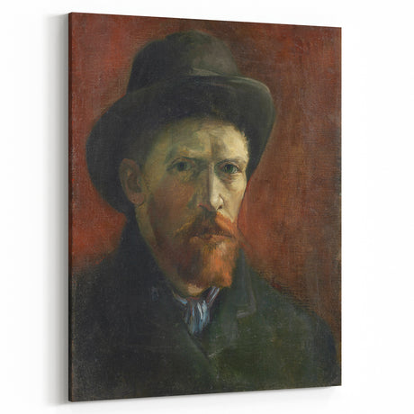 Van Gogh’s 1886 Self-Portrait with Felt Hat: Classic Impressionism