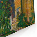 Van Gogh’s Shelter on Montmartre: Vibrant Impressionist Landscape Art
