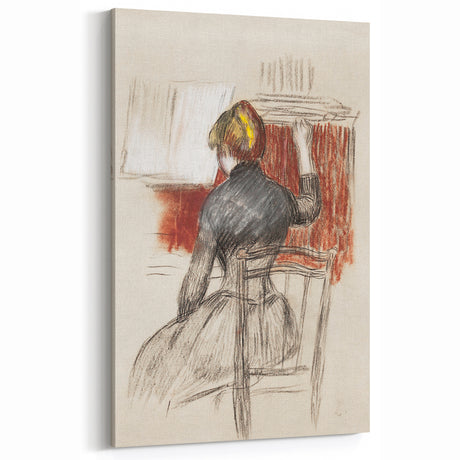 Impressionist Art - Renoir’s ‘Woman at a Piano’ Wall Decor